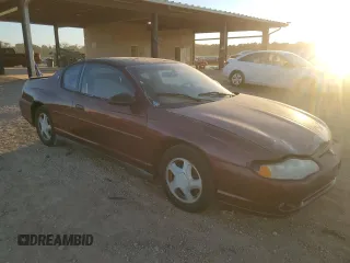 2002 Chevrolet Monte Carlo LS with VIN 2G1WW12E729210295, listed as a Copart auction lot 75434804 with 243,604 mi miles and Clean Title. Bid and sale history available at carsss.com. Image 4.