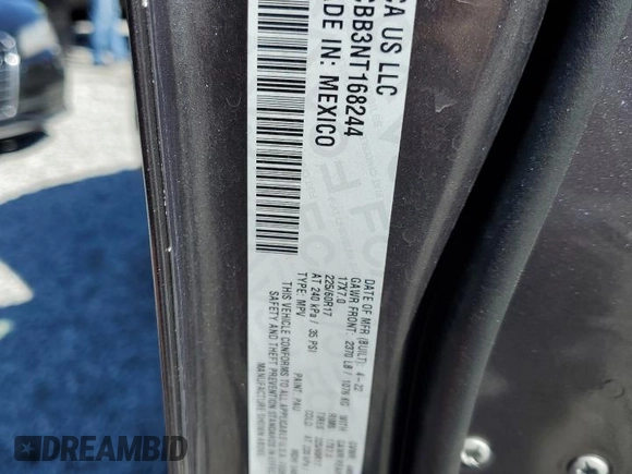 2022 Jeep Compass Altitude with VIN 3C4NJCBB3NT168244, listed as a Copart auction lot 45869775 with 41,275 mi miles and Salvage title. Bid and sale history available at DreamBid. Image 13.