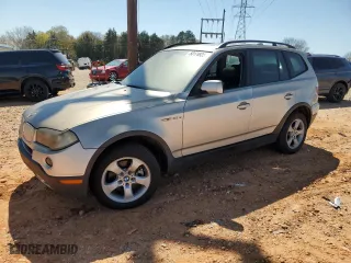 2007 BMW X3 3.0si with VIN WBXPC93487WJ01886, listed as a Copart auction lot 50174935 with 171,414 mi miles and Salvage Title. Bid and sale history available at carsss.com. Image 1.