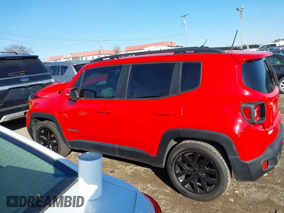 2018 Jeep Renegade Altitude with VIN ZACCJABB6JPG97376, listed as a IAAI auction lot 41424095 with 133,261 mi miles and . Bid and sale history available at DreamBid. Image 14.