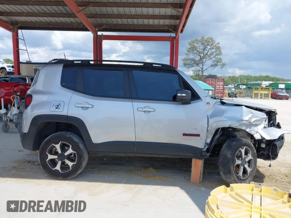2021 Jeep Renegade Trailhawk with VIN ZACNJDC17MPN27500, listed as a IAAI auction lot 42206678 with 114,258 mi miles and . Bid and sale history available at DreamBid. Image 13.