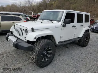 2014 Jeep Wrangler Unlimited Sahara with VIN 1C4HJWEG1EL320667, listed as a Copart auction lot 53719395 with 144,802 mi miles and Clean Title. Bid and sale history available at carsss.com. Image 1.