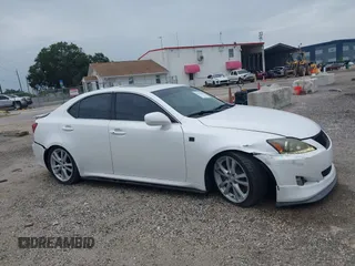 2007 Lexus IS 250 with VIN JTHBK262672043200, listed as a IAAI auction lot 42612618 with 139,241 mi miles and . Bid and sale history available at DreamBid. Image 13.