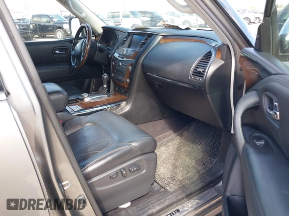 2013 Infiniti QX56 with VIN JN8AZ2NC4D9330559, listed as a IAAI auction lot 41897383 with 1 mi miles. Bid and sale history available at carsss.com. Image 5.
