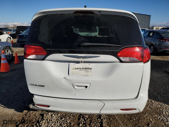 2021 Chrysler Voyager LXI with VIN 2C4RC1DG9MR534640, listed as a Copart auction lot 87767895 with 0 mi miles and Salvage Title. Bid and sale history available at carsss.com. Image 6.