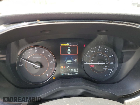 2023 Subaru Crosstrek z VIN JF2GTABC9PH261403, wystawiony jako Copart lot #60883395 z przebiegiem 18 854 mil mil oraz Szkoda całkowita • Salvage title. Historia ofert i sprzedaży dostępna na DreamBid. Obrazek 9.