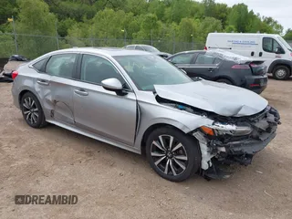 2022 Honda Civic EX with VIN JHMFE1F79NX003210, listed as a IAAI auction lot 42291492 with 65,181 mi miles and . Bid and sale history available at DreamBid. Image 1.