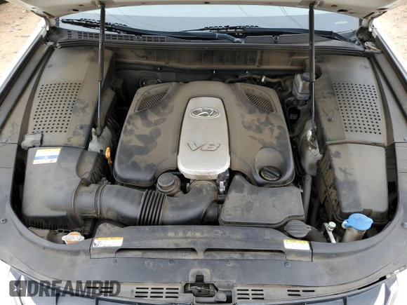 2011 Hyundai Equus Signature with VIN KMHGH4JF7BU038933, listed as a Copart auction lot 48356535 with 184,379 mi miles and Salvage title. Bid and sale history available at DreamBid. Image 11.