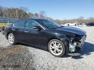 2012 Nissan Maxima 3.5 S with VIN 1N4AA5APXCC858871, listed as a Copart auction lot 46216495 with 127,628 mi miles and Salvage Title. Bid and sale history available at carsss.com. Image 4.