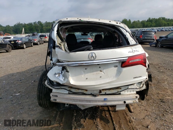 2016 Acura MDX w/Tech/Entertainment with VIN 5FRYD4H64GB023296, listed as a Copart auction lot 61388803 with 157,983 mi miles. Bid and sale history available at carsss.com. Image 6.