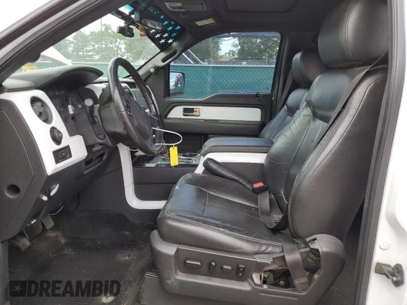 2013 Ford F-150 XL with VIN 1FTFW1ET0DKF55929, listed as a Copart auction lot 60686355 with 181,352 mi miles and Salvage title. Bid and sale history available at DreamBid. Image 7.
