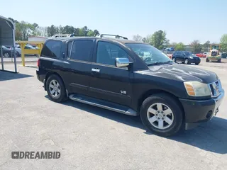 2007 Nissan Armada SE z VIN 5N1BA08A27N710982, wystawiony jako IAAI lot #41996994 z przebiegiem 196 374 mil mil oraz . Historia ofert i sprzedaży dostępna na DreamBid. Obrazek 1.