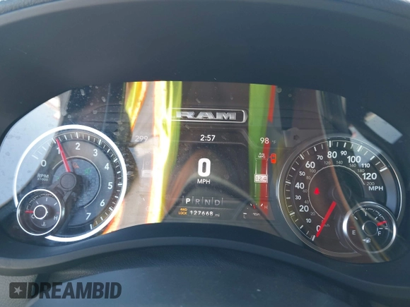 2019 Ram 2500 Laramie with VIN 3C6UR5FJ0KG684641, listed as a IAAI auction lot 41847895 with 127,668 mi miles. Bid and sale history available at carsss.com. Image 7.