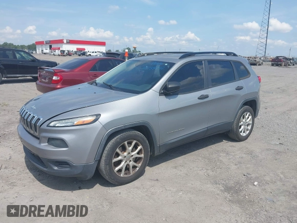 2015 Jeep Cherokee Sport z VIN 1C4PJLABXFW684235, wystawiony jako IAAI lot #42788242 z przebiegiem 260 453 mil mil oraz . Historia ofert i sprzedaży dostępna na DreamBid. Obrazek 2.