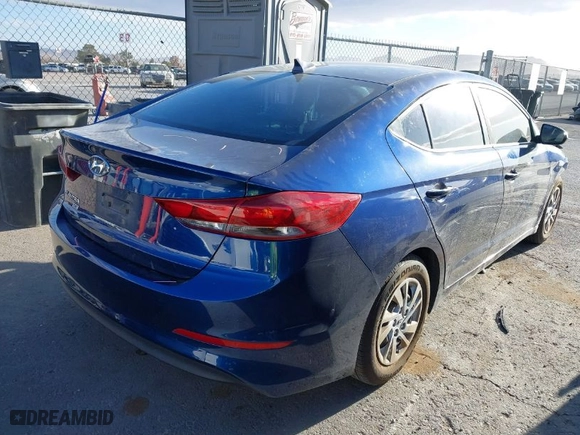 2017 Hyundai Elantra SE with VIN 5NPD74LF9HH155827, listed as a IAAI auction lot 41776033 with 131,404 mi miles. Bid and sale history available at carsss.com. Image 4.