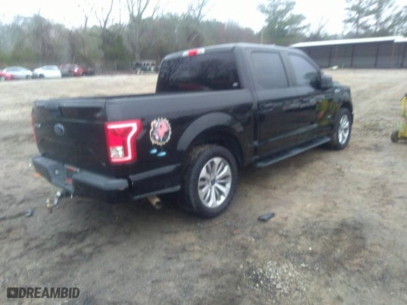 2017 Ford F-150 XL with VIN 1FTEW1CP6HFB16508, listed as a IAAI auction lot 41564832 with 164,701 mi miles. Bid and sale history available at carsss.com. Image 4.