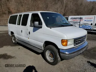 2007 Ford Econoline Passenger XL with VIN 1FBNE31L57DA12220, listed as a Copart auction lot 48890985 with Not Provided miles and Salvage Title. Bid and sale history available at carsss.com. Image 4.