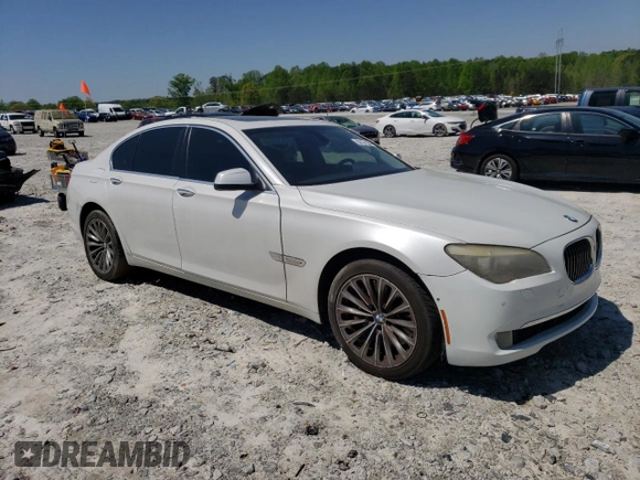 2011 BMW 7 Series 750i with VIN WBAKA8C57BCY36883, listed as a Copart auction lot 52237295 with 185,133 mi miles and Clean title. Bid and sale history available at DreamBid. Image 4.