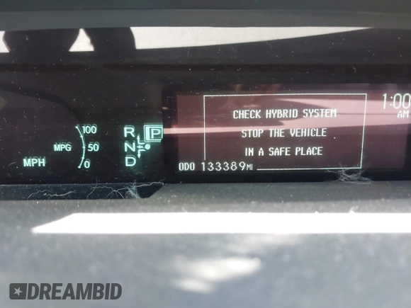 2013 Toyota Prius with VIN JTDKN3DPXD3032705, listed as a IAAI auction lot 42014728 with 133,389 mi miles and . Bid and sale history available at DreamBid. Image 15.
