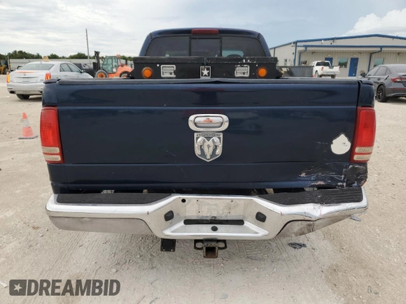 2001 Dodge Dakota with VIN 1B7GL22X61S344255, listed as a Copart auction lot 72901294 with 155,828 mi miles and Salvage Title. Bid and sale history available at carsss.com. Image 6.