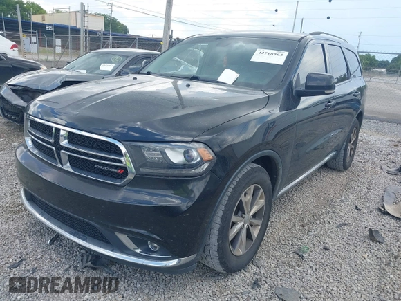 2016 Dodge Durango Limited with VIN 1C4RDHDG5GC340593, listed as a IAAI auction lot 42718563 with 191,071 mi miles and . Bid and sale history available at DreamBid. Image 17.