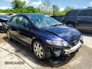 2010 Honda Civic LX with VIN 2HGFA1F5XAH502125, listed as a Copart auction lot 53836274 with 161,827 mi miles and Salvage Title. Bid and sale history available at DreamBid. Image 4.