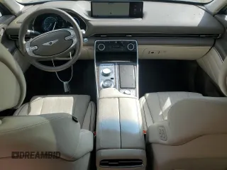 2023 Genesis GV80 with VIN KMUHBDSB4PU127787, listed as a Copart auction lot 48655305 with 42,832 mi miles and Salvage title. Bid and sale history available at DreamBid. Image 8.