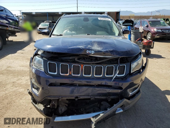2020 Jeep Compass Limited with VIN 3C4NJDCB0LT203629, listed as a Copart auction lot 52348655 with 71,749 mi miles and Salvage title. Bid and sale history available at DreamBid. Image 5.
