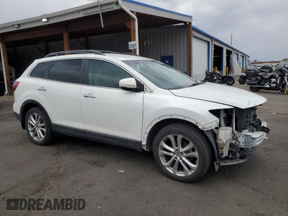2013 Mazda CX-9 Grand Touring with VIN JM3TB3DA9D0404472, listed as a Copart auction lot 50997705 with 123,476 mi miles and Salvage Title. Bid and sale history available at carsss.com. Image 4.
