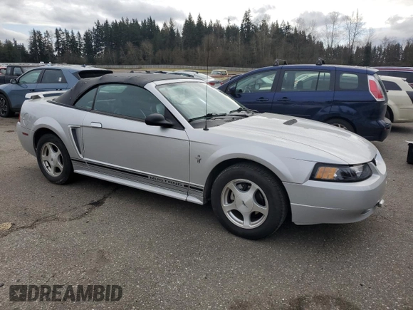 2001 Ford Mustang Deluxe with VIN 1FAFP44441F254874, listed as a Copart auction lot 48223235 with 201,512 mi miles and Clean title. Bid and sale history available at DreamBid. Image 4.