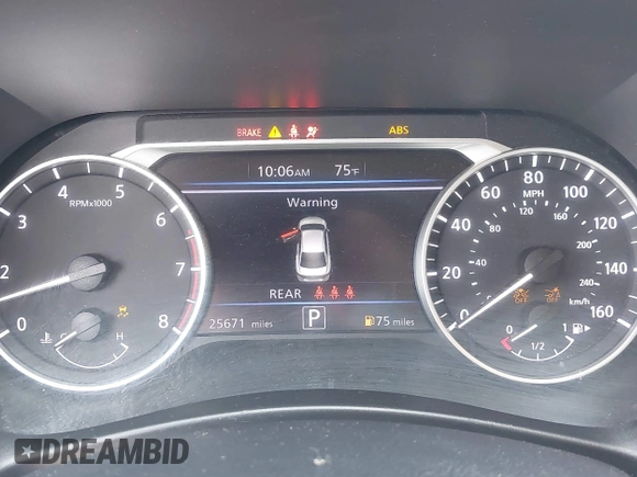 2024 Nissan Sentra SV with VIN 3N1AB8CV3RY282385, listed as a IAAI auction lot 41922422 with 25,671 mi miles and . Bid and sale history available at DreamBid. Image 7.