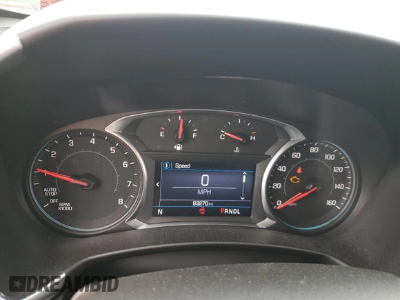 2019 Chevrolet Equinox LT z VIN 3GNAXUEV7KS668361, wystawiony jako Copart lot #65821743 z przebiegiem 93 270 mil mil oraz Szkoda całkowita • Salvage title. Historia ofert i sprzedaży dostępna na DreamBid. Obrazek 9.