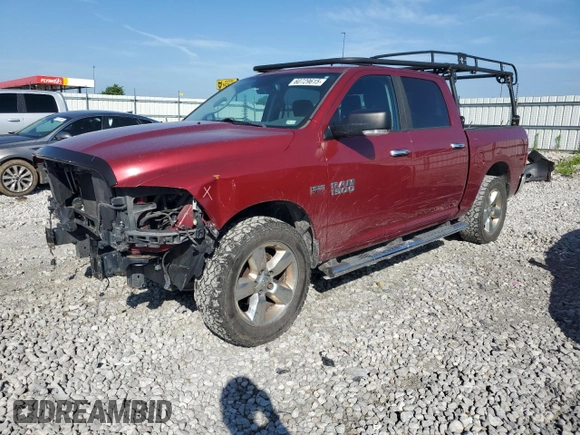 2015 Ram 1500 Outdoorsman with VIN 1C6RR7LTXFS636201, listed as a Copart auction lot 60729615 with Not provided miles and Salvage title. Bid and sale history available at DreamBid. Image 1.