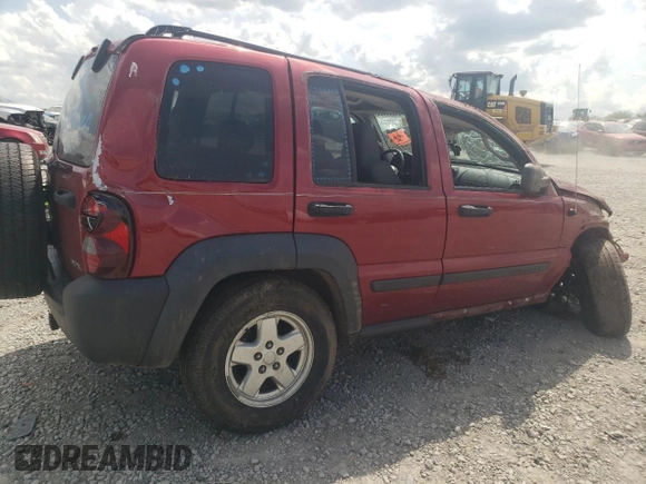 2007 Jeep Liberty Sport z VIN 1J4GL48K47W703637, wystawiony jako Copart lot #54362605 z przebiegiem 146 370 mil mil oraz Szkoda całkowita • Salvage title. Historia ofert i sprzedaży dostępna na DreamBid. Obrazek 3.