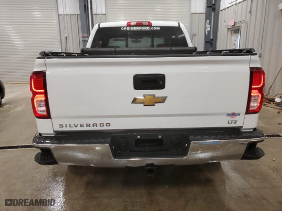 2018 Chevrolet Silverado 1500 LTZ with VIN 3GCUKSEC3JG367787, listed as a Copart auction lot 81201364 with 76,738 mi miles and Salvage Title. Bid and sale history available at carsss.com. Image 6.