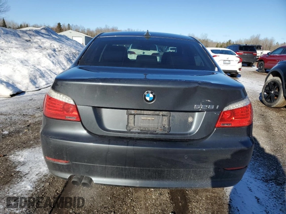 2008 BMW 5 Series 528i with VIN WBANU53568CT18808, listed as a Copart auction lot 50302515 with 192,214 mi miles and Clean Title. Bid and sale history available at carsss.com. Image 6.