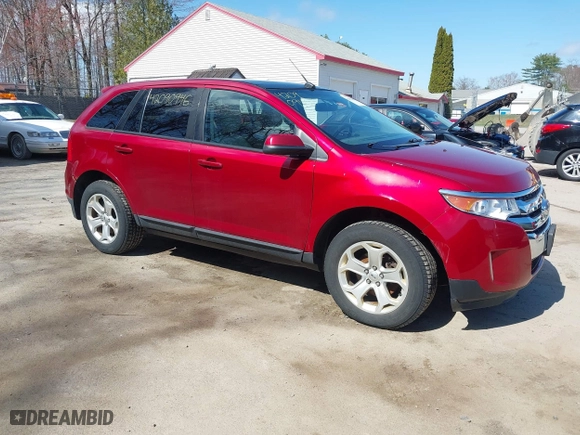 2013 Ford Edge SEL with VIN 2FMDK4JC1DBB91326, listed as a IAAI auction lot 42090946 with 209,400 mi miles. Bid and sale history available at carsss.com. Image 1.