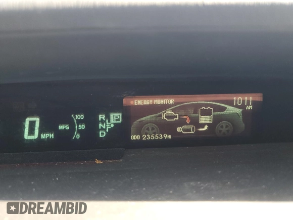 2012 Toyota Prius One with VIN JTDKN3DU2C5394648, listed as a Copart auction lot 53794065 with 235,539 mi miles and Salvage Title. Bid and sale history available at DreamBid. Image 9.
