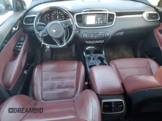 2017 Kia Sorento SX V6 with VIN 5XYPKDA54HG324097, listed as a Copart auction lot 88893205 with 110,296 mi miles and Salvage Title. Bid and sale history available at carsss.com. Image 8.