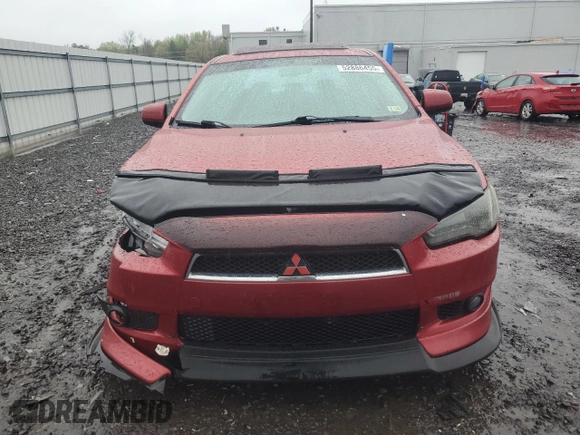 2009 Mitsubishi Lancer GTS with VIN JA3AU86W99U002899, listed as a Copart auction lot 52886455 with 174,184 mi miles and Salvage Title. Bid and sale history available at carsss.com. Image 5.