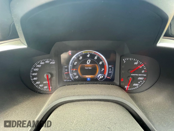2016 Chevrolet Corvette Z51 2LT with VIN 1G1YK3D76G5122941, listed as a Copart auction lot 53631844 with 58,104 mi miles and Clean Title. Bid and sale history available at carsss.com. Image 9.