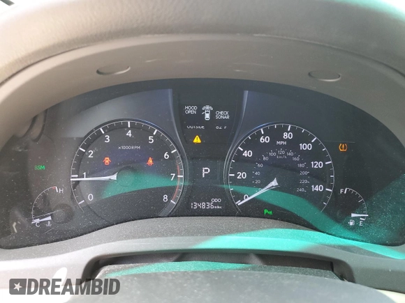 2013 Lexus RX 350 with VIN 2T2ZK1BA2DC097612, listed as a Copart auction lot 54579035 with 134,836 mi miles and Salvage title. Bid and sale history available at DreamBid. Image 9.