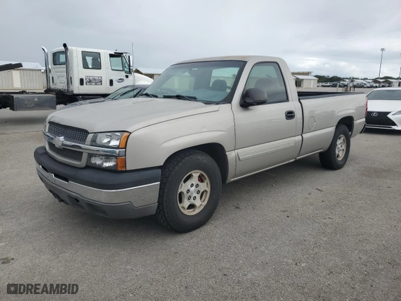 2004 Chevrolet Silverado 1500 LS with VIN 1GCEC14V04Z255175, listed as a Copart auction lot 77254964 with 0 mi miles and Salvage Title. Bid and sale history available at carsss.com. Image 1.