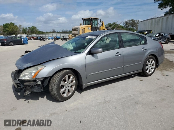 2007 Nissan Maxima 3.5 SE with VIN 1N4BA41E27C816794, listed as a Copart auction lot 47836365 with 157,908 mi miles and Salvage Title. Bid and sale history available at carsss.com. Image 1.