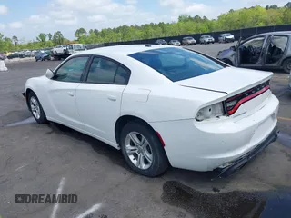 2020 Dodge Charger SXT with VIN 2C3CDXBG7LH100685, listed as a IAAI auction lot 41891270 with 129,277 mi miles. Bid and sale history available at carsss.com. Image 3.