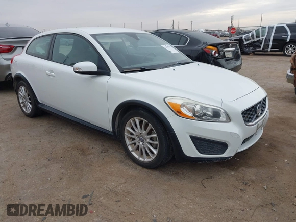 2011 Volvo C30 with VIN YV1672MK2B2243825, listed as a IAAI auction lot 41793318 with 159,300 mi miles. Bid and sale history available at carsss.com. Image 1.