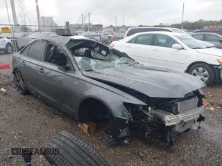 2017 Audi S6 Premium Plus with VIN WAUFFAFC7HN117540, listed as a IAAI auction lot 40458728 with 1 mi miles. Bid and sale history available at carsss.com. Image 1.