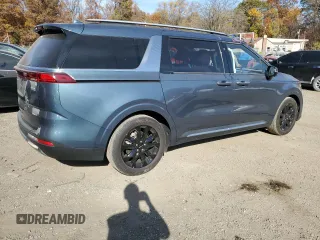 2023 Kia Carnival SX Prestige with VIN KNDNE5H33P6227354, listed as a Copart auction lot 79184054 with 33,602 mi miles and Salvage Title. Bid and sale history available at carsss.com. Image 3.