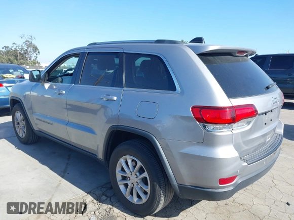 2021 Jeep Grand Cherokee Laredo E with VIN 1C4RJEAG6MC719089, listed as a IAAI auction lot 39290041 with 44,726 mi miles and . Bid and sale history available at DreamBid. Image 3.