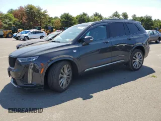 2020 Cadillac XT6 AWD Sport with VIN 1GYKPGRS0LZ150802, listed as a Copart auction lot 61836834 with 47,553 mi miles and Salvage Title. Bid and sale history available at carsss.com. Image 1.